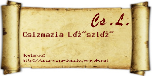 Csizmazia László névjegykártya